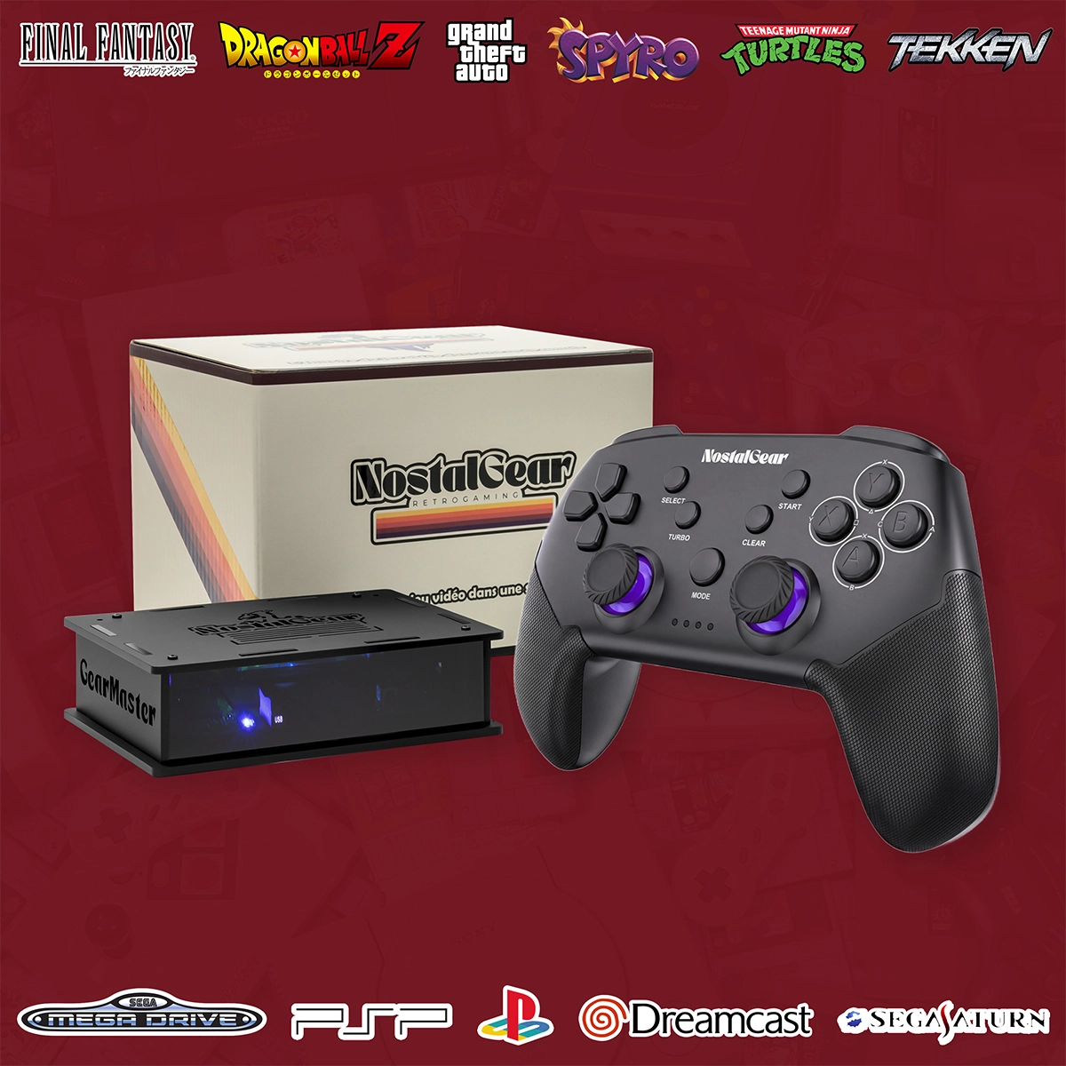 Retro gaming console GearMaster