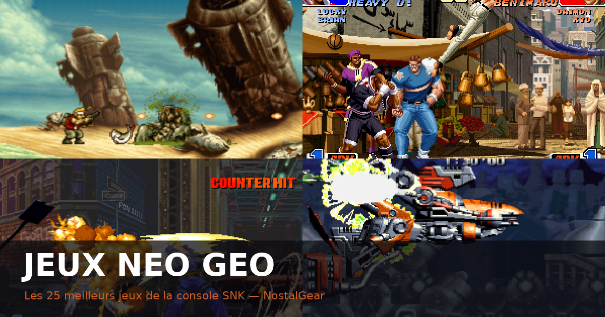 Neo Geo Games: The 25 best games for the SNK console